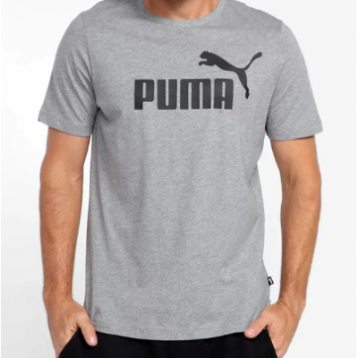 CAMISETA ESS LOGO TEE GRAY